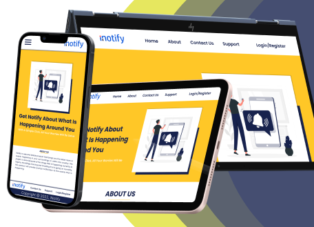 iNotify Website pic